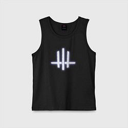 Детская майка Wine and Rope w glitch logo