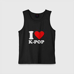 Детская майка Я люблю k-pop