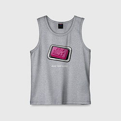 Майка детская хлопок Сражайся с вирусом мой руки, цвет: меланж