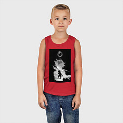 Майка детская хлопок Семь смертных грехов Мелиодас, цвет: красный — фото 2