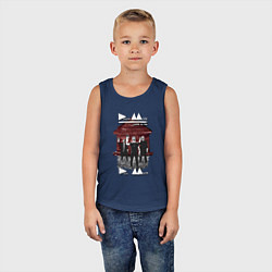 Майка детская хлопок Depeche Mode - Delta Machine soothe my soul, цвет: тёмно-синий — фото 2