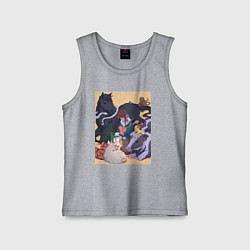 Майка детская хлопок Корзинка фруктов Кё Сома, цвет: меланж