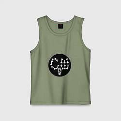 Майка детская хлопок Логотип СВШ, цвет: авокадо