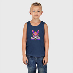 Майка детская хлопок Zenless Zone Zero gentle house, цвет: тёмно-синий — фото 2