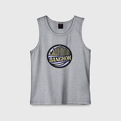 Майка детская хлопок Бангкок - Таиланд, цвет: меланж