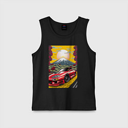 Детская майка Toyota Supra jdm автомобиль