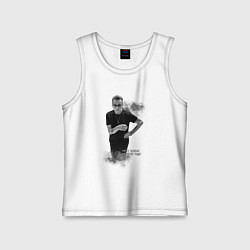Майка детская хлопок Depeche mode - dave gahan stand, цвет: белый