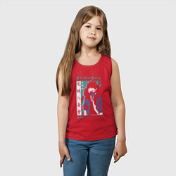 Майка детская хлопок Моя геройская академия Chisaki Kai, цвет: красный — фото 2