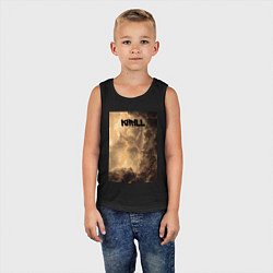 Майка детская хлопок Kirill небосвод, цвет: черный — фото 2