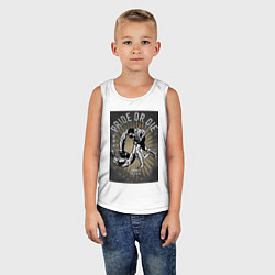 Майка детская хлопок MMA бой, цвет: белый — фото 2