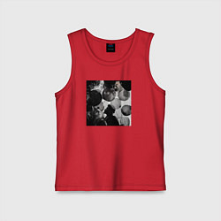 Майка детская хлопок House of the balloons, цвет: красный