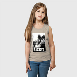 Майка детская хлопок Limp Bizkit all, цвет: миндальный — фото 2
