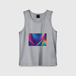 Майка детская хлопок Красивый градиент абстракция, цвет: меланж