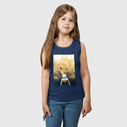 Майка детская хлопок Для тебя Бессмертный Фуши Джоан, цвет: тёмно-синий — фото 2