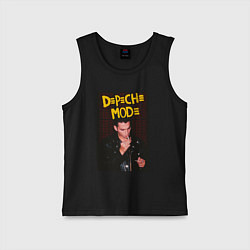 Майка детская хлопок Depeche Mode Dave, цвет: черный