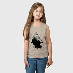 Майка детская хлопок Лорд Волан-де-Морт и Дары смерти, цвет: миндальный — фото 2