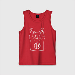 Детская майка Twenty one pilots - cat rock