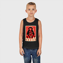 Майка детская хлопок Звёздные войны яростный Вейдер, цвет: черный — фото 2