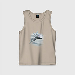 Майка детская хлопок Сухой ПО 57, цвет: миндальный