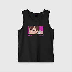 Майка детская хлопок Момо Аясэ, цвет: черный