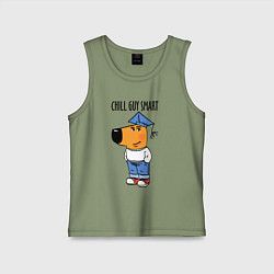 Детская майка Chill guy smart