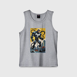 Майка детская хлопок Trump-Venom superhero - ai art fantasy, цвет: меланж