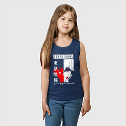 Майка детская хлопок Токийский Гуль 1000-7, цвет: тёмно-синий — фото 2