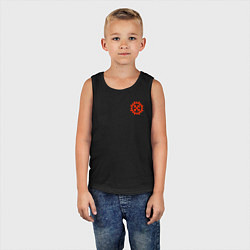 Майка детская хлопок Символ богини Мары, цвет: черный — фото 2