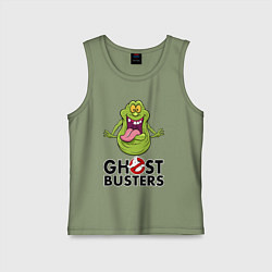 Майка детская хлопок Ghostbusters - slimmer, цвет: авокадо
