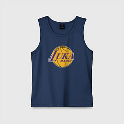 Майка детская хлопок Luka magic, цвет: тёмно-синий