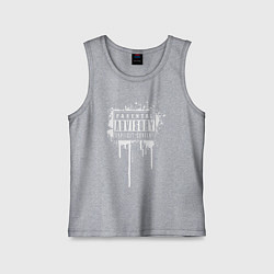 Майка детская хлопок Ненормативная лексика - откровенный контент, цвет: меланж