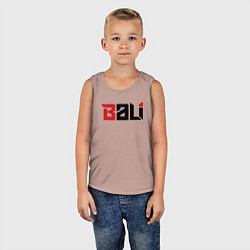 Майка детская хлопок Bali, цвет: пыльно-розовый — фото 2