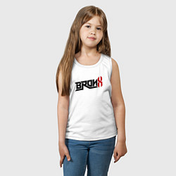 Майка детская хлопок USA Bronx, цвет: белый — фото 2