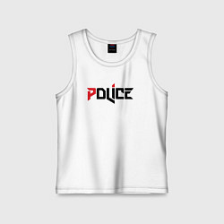 Детская майка Police
