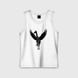 Детская майка Жираф с крыльями