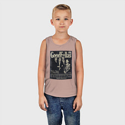 Майка детская хлопок Славные парни постер, цвет: пыльно-розовый — фото 2