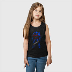 Майка детская хлопок Космодесантник Space Marine, цвет: черный — фото 2