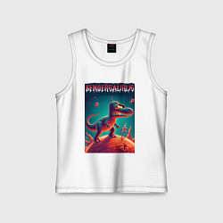 Майка детская хлопок Bendersaurus - meme, цвет: белый