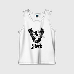 Детская майка Аист в полёте
