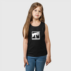 Майка детская хлопок Warhammer logo, цвет: черный — фото 2