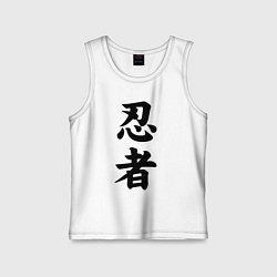 Детская майка Ninja - hierogliphs