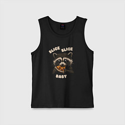 Майка детская хлопок Slice slice baby, цвет: черный