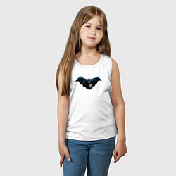 Майка детская хлопок Поймать Бэтмена, цвет: белый — фото 2
