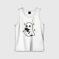 Детская майка Призрак с котиком