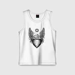 Детская майка Орнамент горной природы