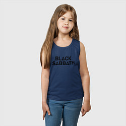 Майка детская хлопок Black Sabbath, цвет: тёмно-синий — фото 2