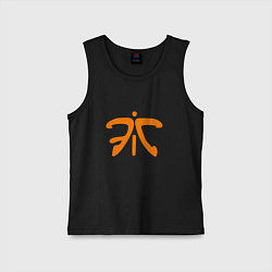 Майка детская хлопок Fnatic Logo, цвет: черный