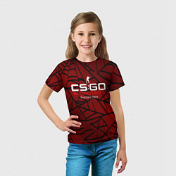 Футболка детская Cs:go - Crimson Web Style Factory New Кровавая пау, цвет: 3D-принт — фото 2