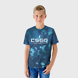 Футболка детская Cs:go - Cobalt Disruption Ржавый кобальт, цвет: 3D-принт — фото 2