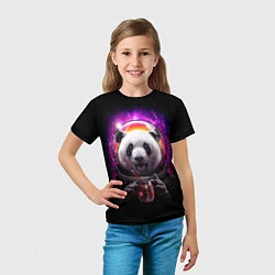 Футболка детская Panda Cosmonaut, цвет: 3D-принт — фото 2